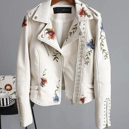 Celtic Rose | Women's Floral Motorcycle Jacket | Stylish, Insulated, Durable