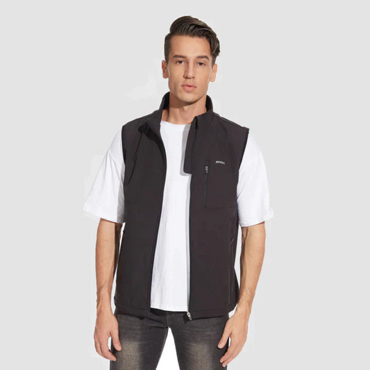 Aidan | Men’s Sleek Sleeveless Jacket | Lightweight, Modern, Versatile Style