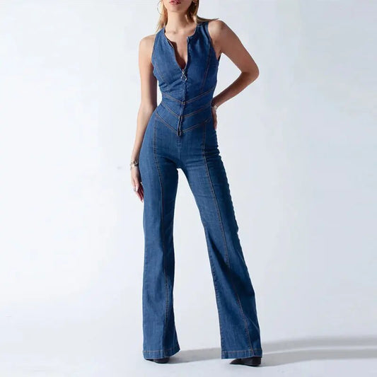 Aisling | Women's Chic Backless Jumpsuit | Elegant, Comfortable, Stylish Fit