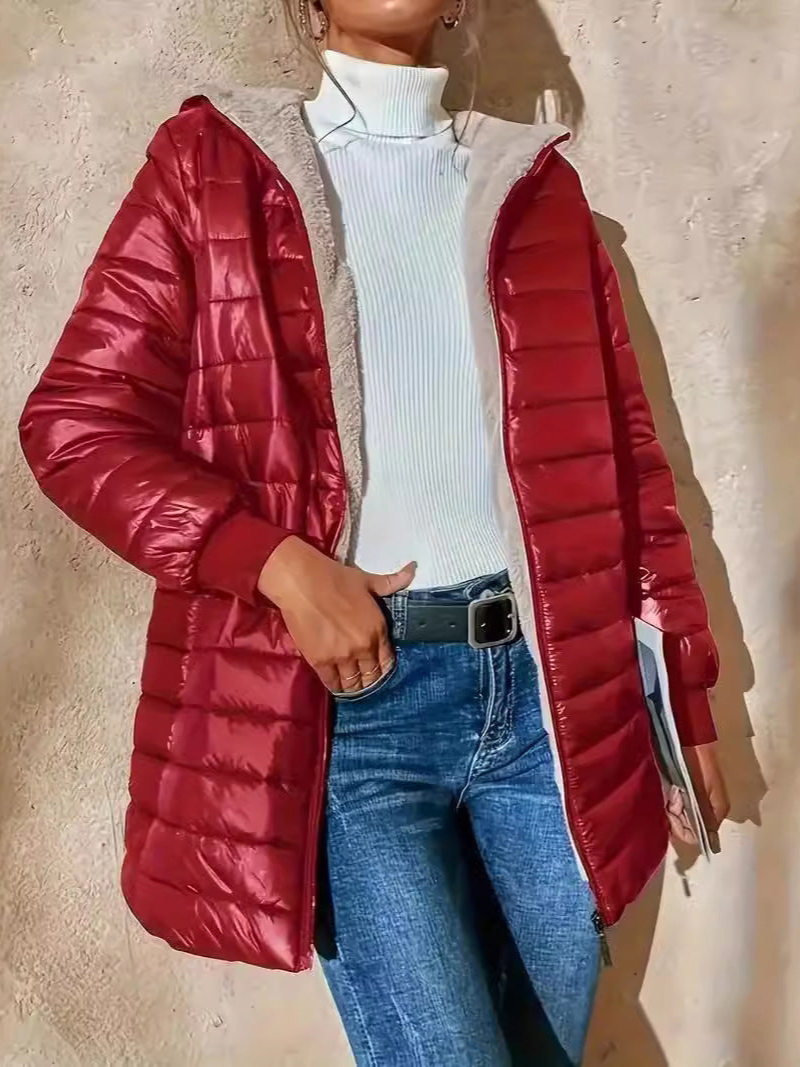 Jannah - Quilted jacket with cosy fleece lining