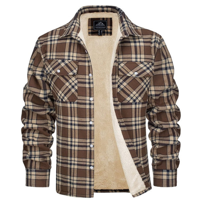 O'Connell | Insulated Men's Flannel Shirt for Winter Comfort | Stylish, Versatile, Warm