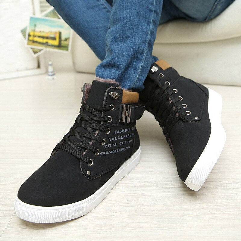 Kieran Luxe | Premium Men's High-Top Sneakers | Stylish, Durable, Comfort-Focused