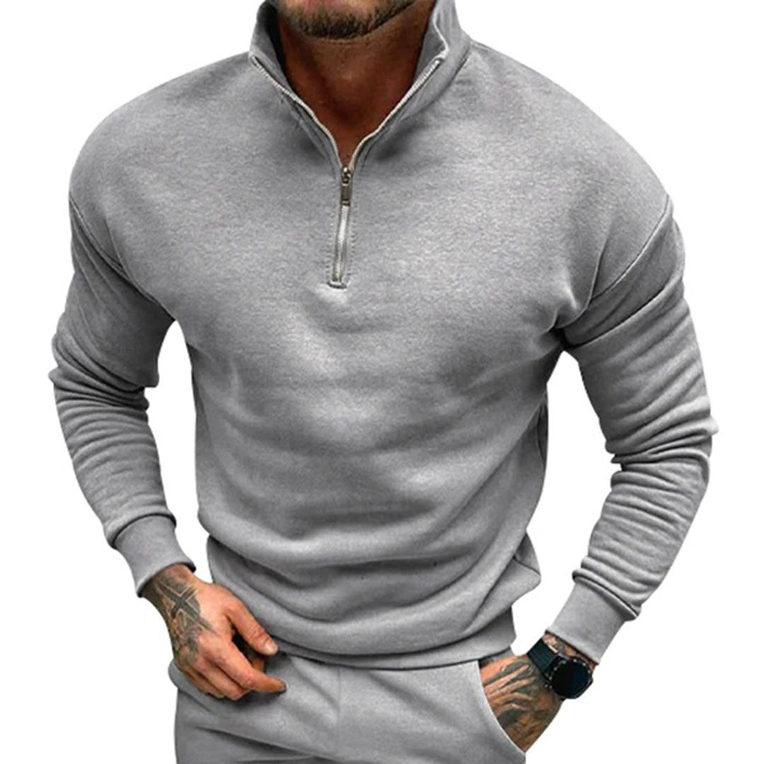 Oisin | Men's Elegant Zip-Up Sweater | Stylish, Comfortable, Warm for All Occasions