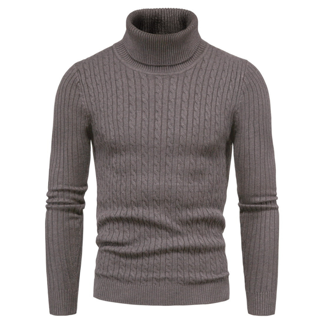 Finnigan | Men's Luxe Knit Pullover | High Neck, Soft Touch, Versatile Style