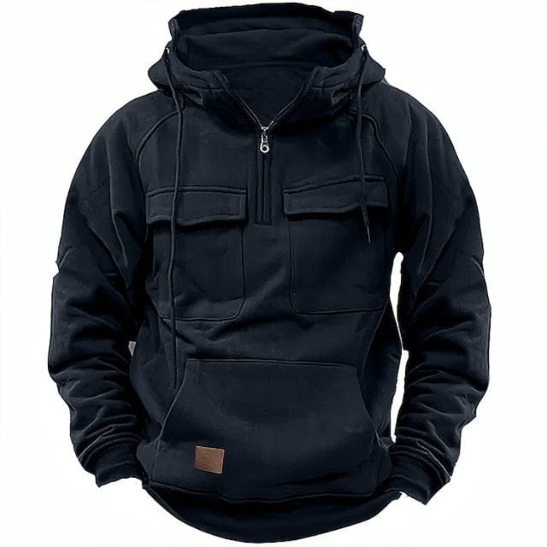 Oisin | Men's Cosy Hooded Sweatshirt for Winter | Warm, Stylish, Functional