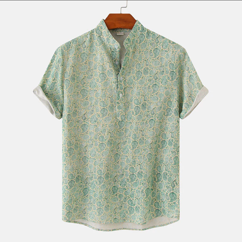 Cormac | Contemporary Floral Men's Shirt | Soft Cotton, Tailored Fit, Versatile Style