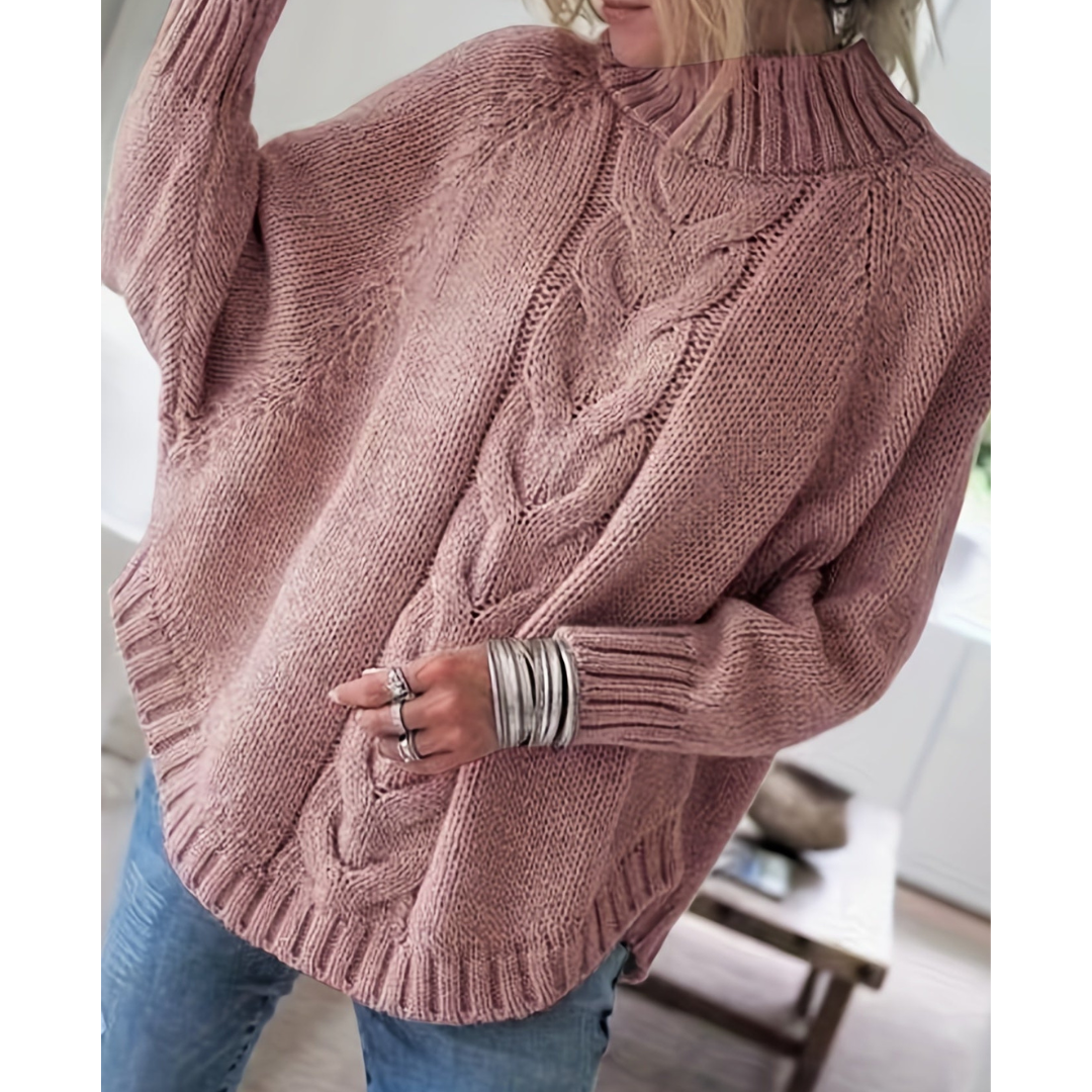 Evelyn's Elegance | Women's Chunky Knit Jumper for Winter Warmth | Cosy, Stylish, Versatile