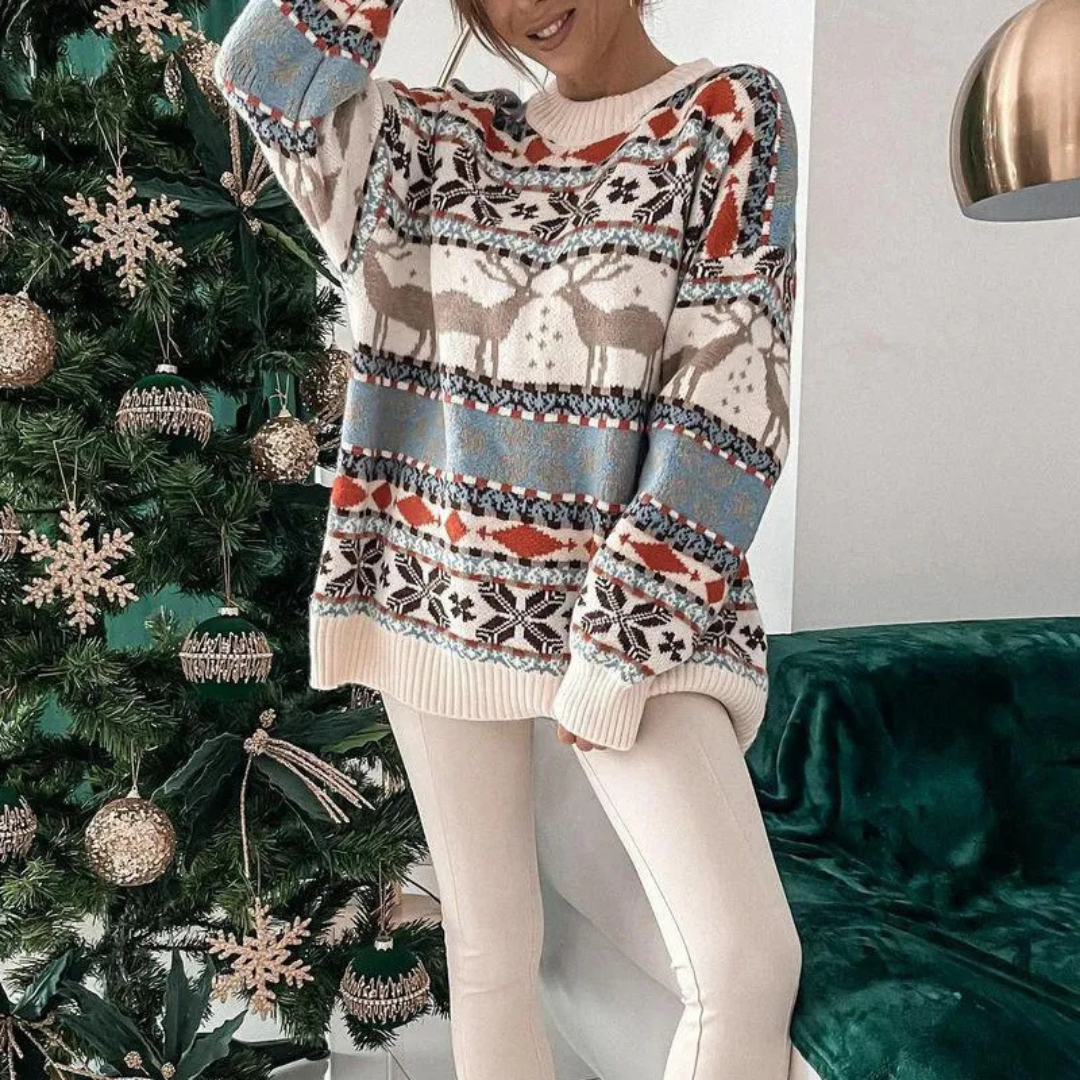 Aisling | Plus Size Women's Winter Knitwear | Warm, Festive, Oversized Comfort