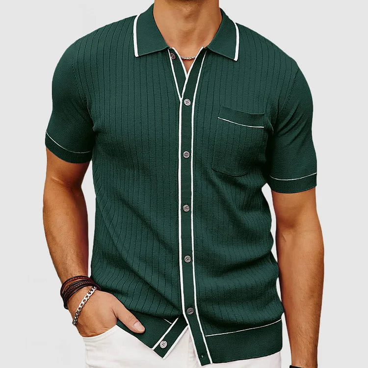 Cillian | Elegant Casual Knit Shirt for Men | Comfortable, Durable, Versatile