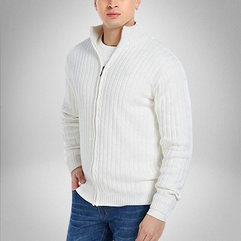 O'Sullivan | Men's Stylish Knit Cardigan with Zip | Warm, Versatile, Timeless Elegance