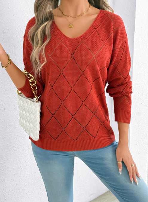 Raphaela - Elegant Casual V-Neck Sweater