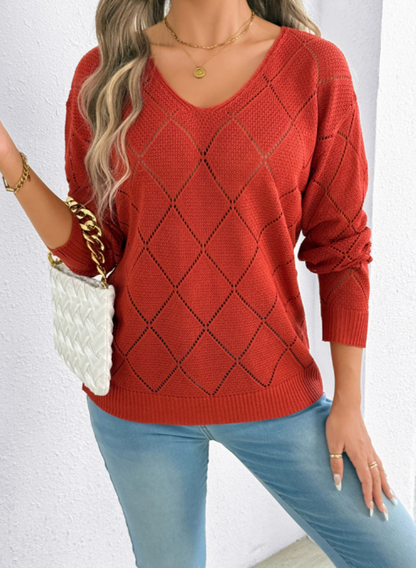 Raphaela - Elegant Casual V-Neck Sweater
