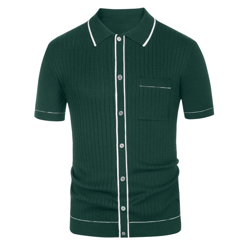 Cillian | Elegant Casual Knit Shirt for Men | Comfortable, Durable, Versatile