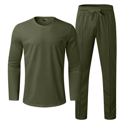 Men’s Casual Two Piece Set | Slim Fit, Trouser & Top