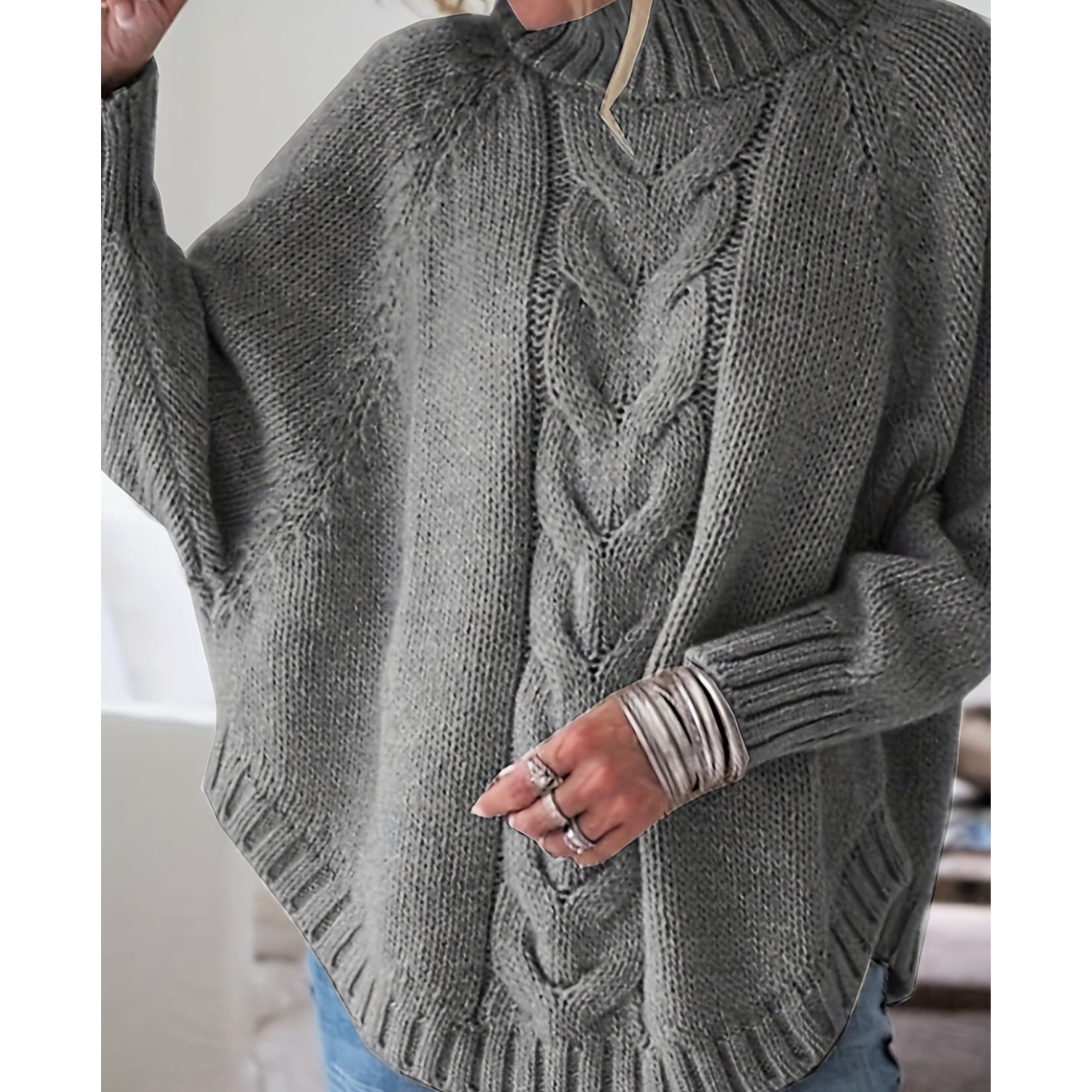 Evelyn's Elegance | Women's Chunky Knit Jumper for Winter Warmth | Cosy, Stylish, Versatile