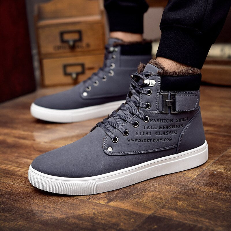 Kieran Luxe | Premium Men's High-Top Sneakers | Stylish, Durable, Comfort-Focused