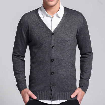 Declan | Elegant Men's Cardigan with Classic Button Closure | Comfortable, Versatile, Durable