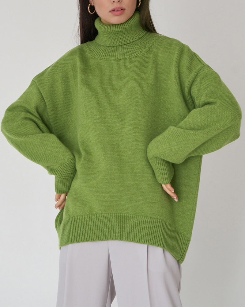 Zakiya - Chic oversized turtleneck sweater