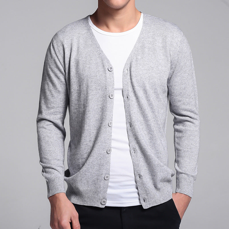 Declan | Elegant Men's Cardigan with Classic Button Closure | Comfortable, Versatile, Durable