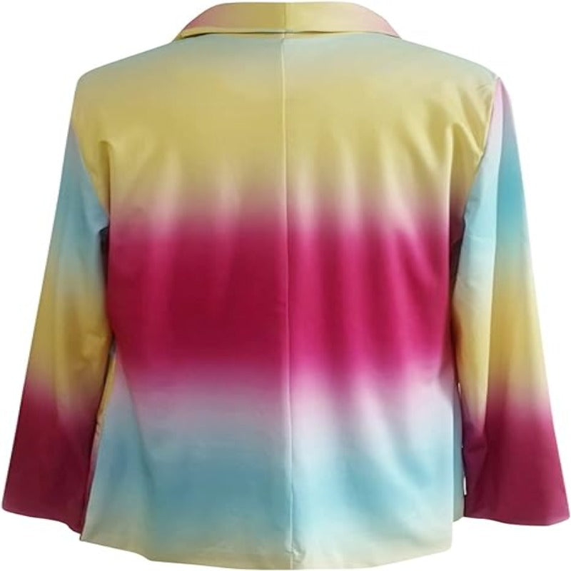 Saoirse | Contemporary Long Sleeve Tie-Dye Jacket | Chic, Comfortable, Effortless Style