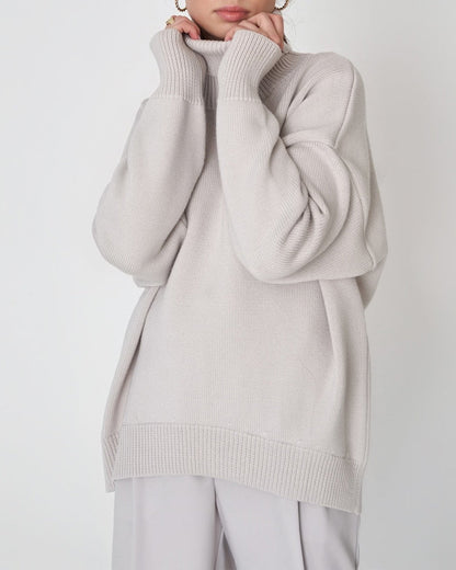 Zakiya - Chic oversized turtleneck sweater