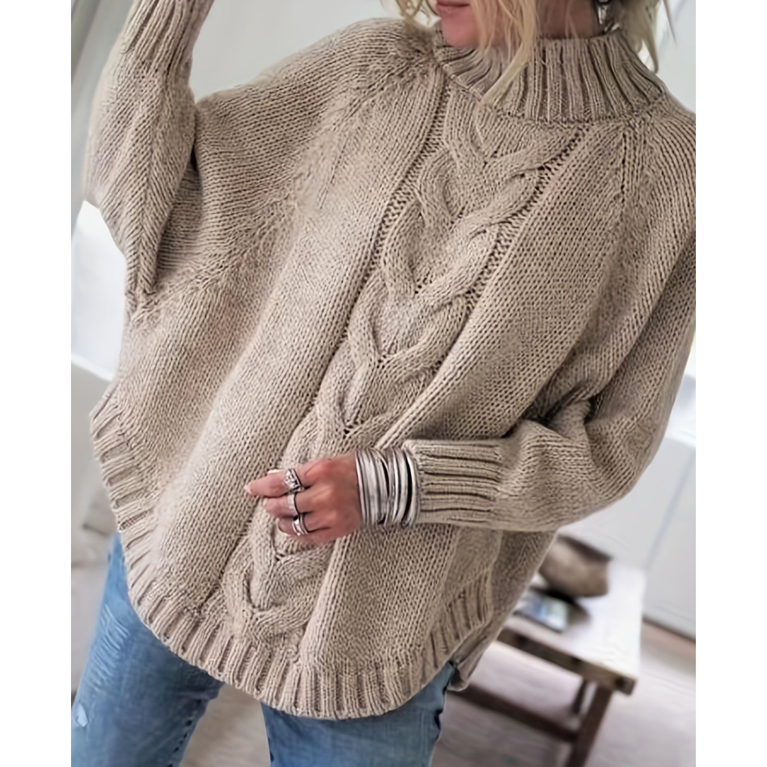 Evelyn's Elegance | Women's Chunky Knit Jumper for Winter Warmth | Cosy, Stylish, Versatile