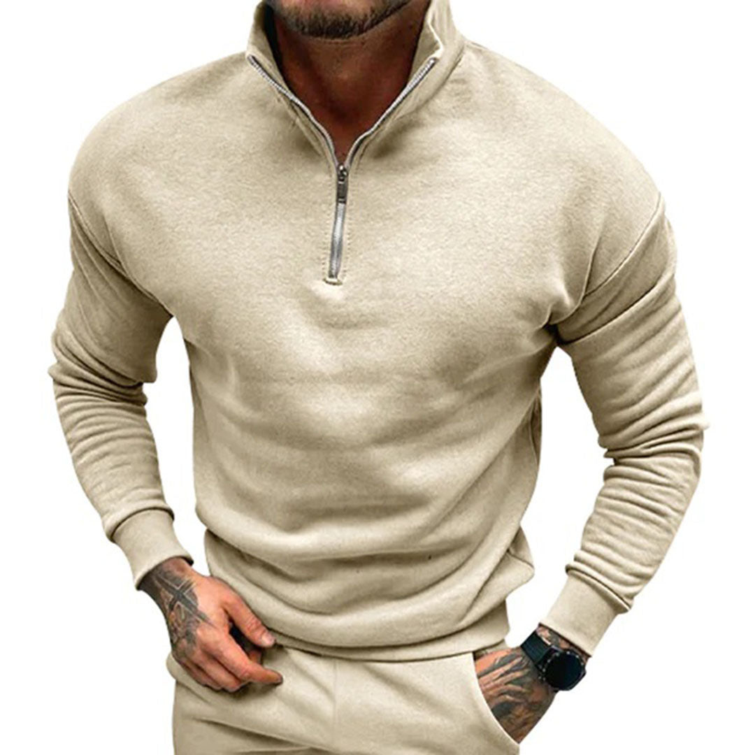 Oisin | Men's Elegant Zip-Up Sweater | Stylish, Comfortable, Warm for All Occasions