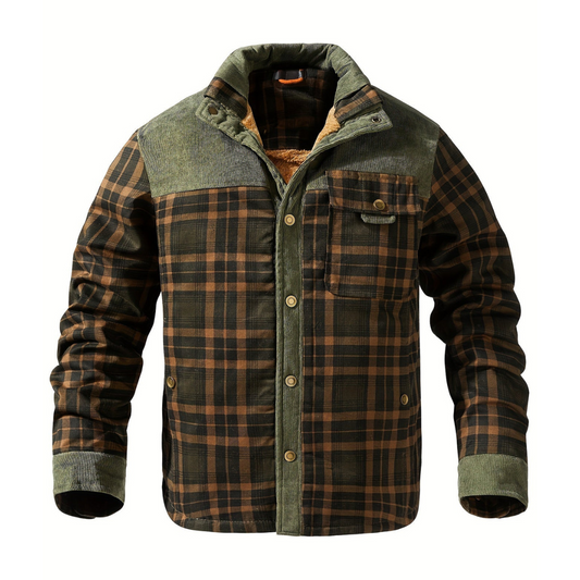 Finnian | Men's Classic Checked Padded Jacket | Warm, Stylish, Versatile