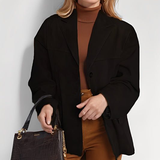 Yesennia - Elegant versatile button blazer jacket