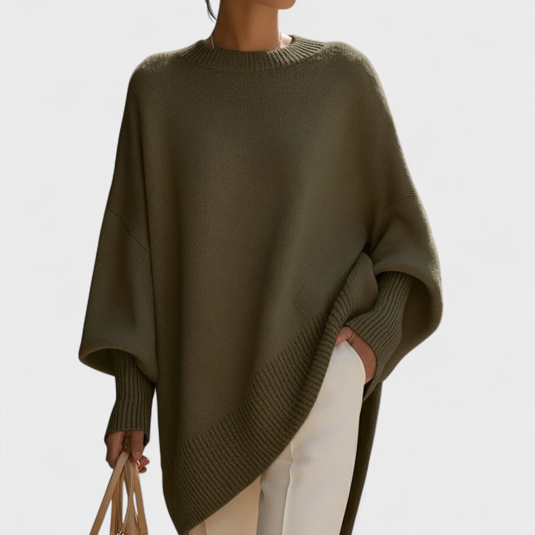 Rhianna - Warm Oversized Poncho Jumper