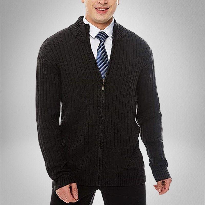 O'Sullivan | Men's Stylish Knit Cardigan with Zip | Warm, Versatile, Timeless Elegance