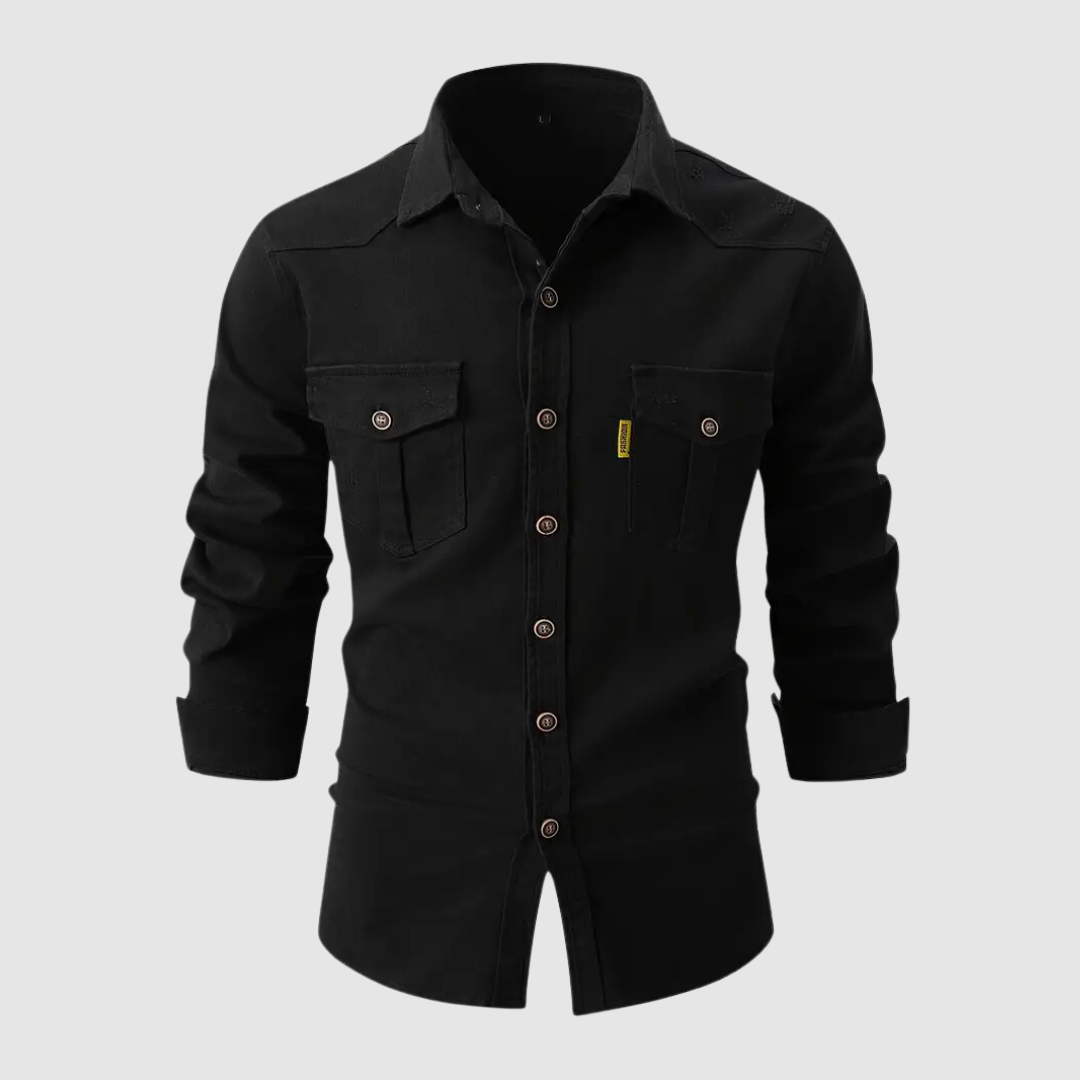 O'Sullivan | Men's Fashionable Padded Shirt with Button-Down Collar | Stylish Comfort, Versatile Design