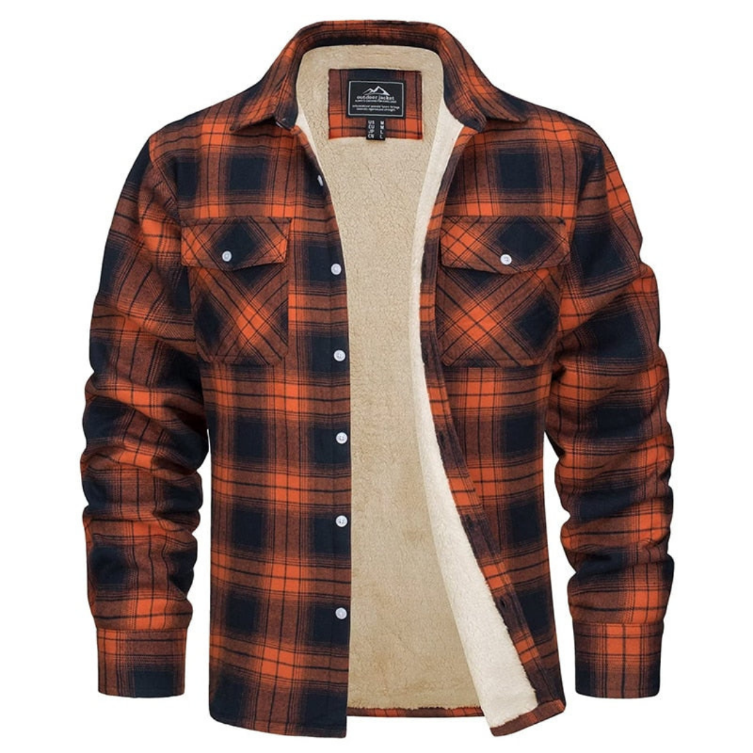 O'Connell | Insulated Men's Flannel Shirt for Winter Comfort | Stylish, Versatile, Warm