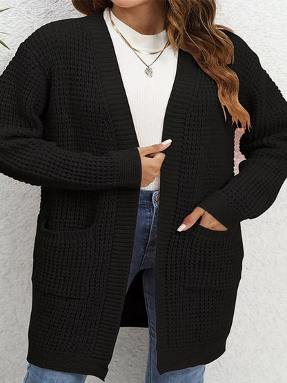 Cathy - Warm Chunky Knitted Cardigan with Front Opening