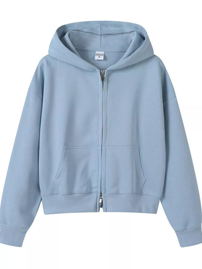 Dafne - Casual zip-up hoodie jacket