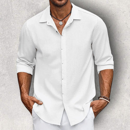 Ethan | Slim Fit Tailored Shirt for Ultimate Style and Comfort | Breathable, Versatile, Elegant