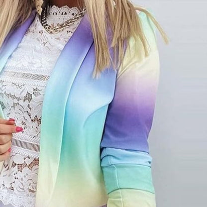 Saoirse | Contemporary Long Sleeve Tie-Dye Jacket | Chic, Comfortable, Effortless Style