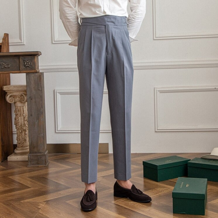 O'Sullivan | Elegant High-Waisted Leather Belt Trousers | Stylish, Comfortable Fit