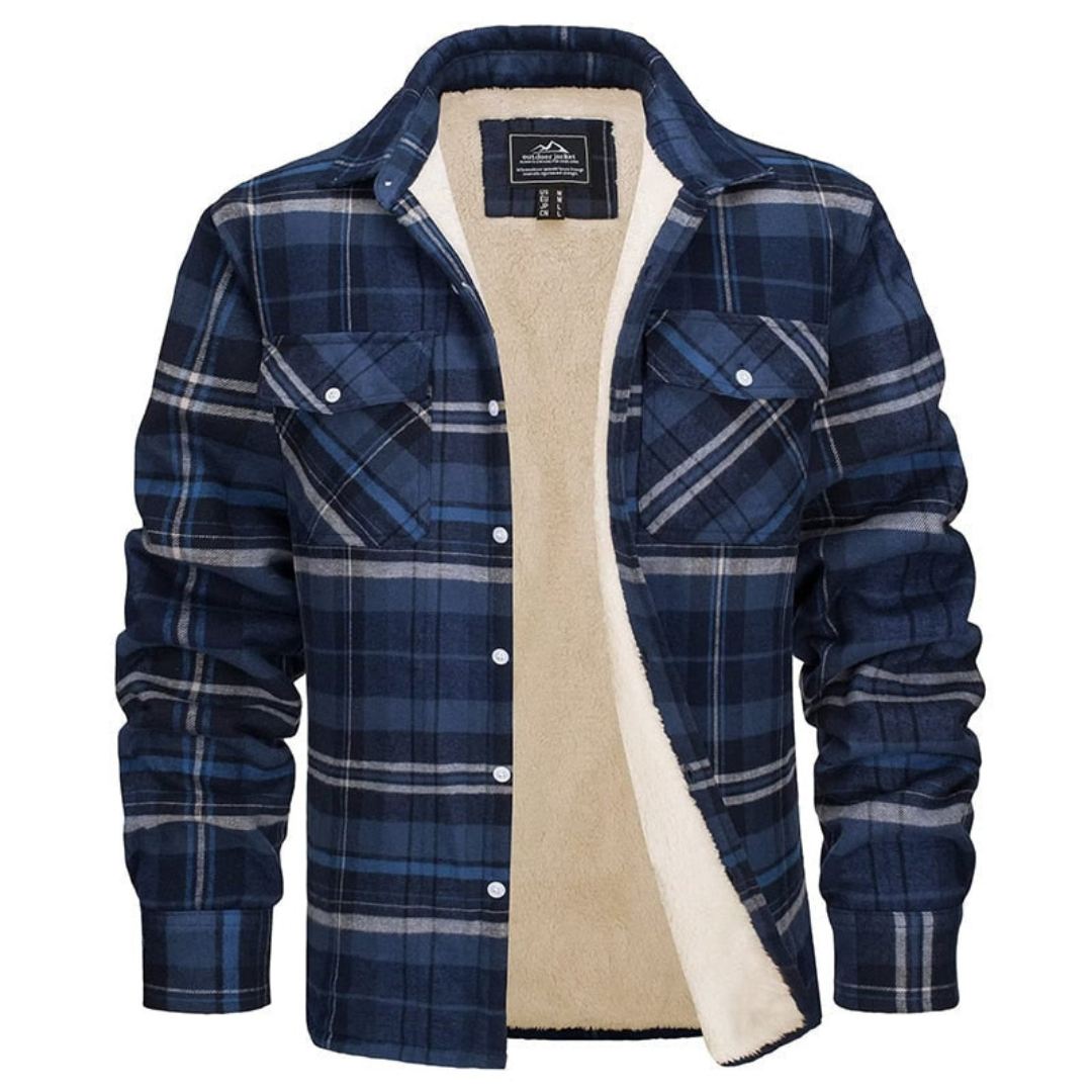 O'Connell | Insulated Men's Flannel Shirt for Winter Comfort | Stylish, Versatile, Warm