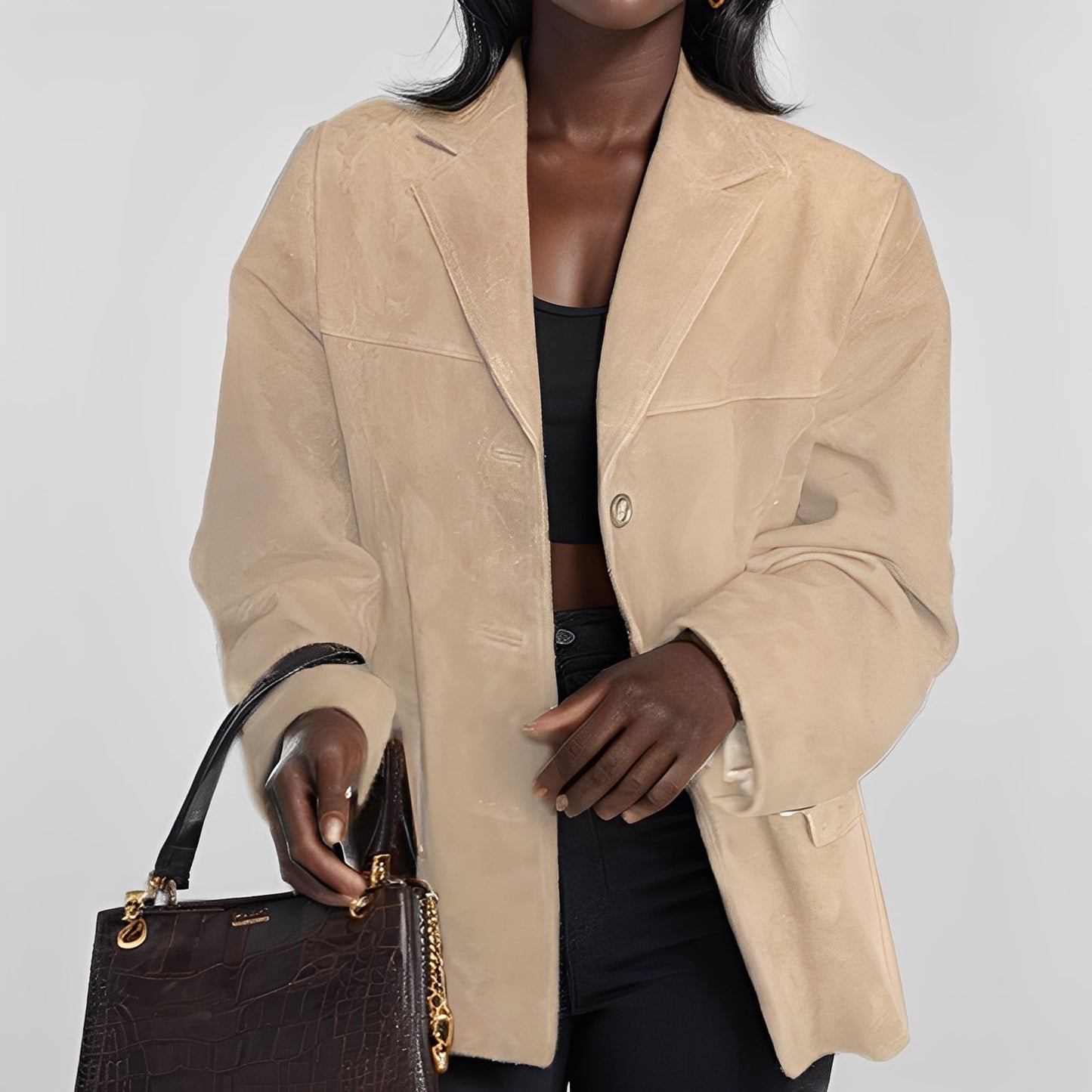 Yesennia - Elegant versatile button blazer jacket