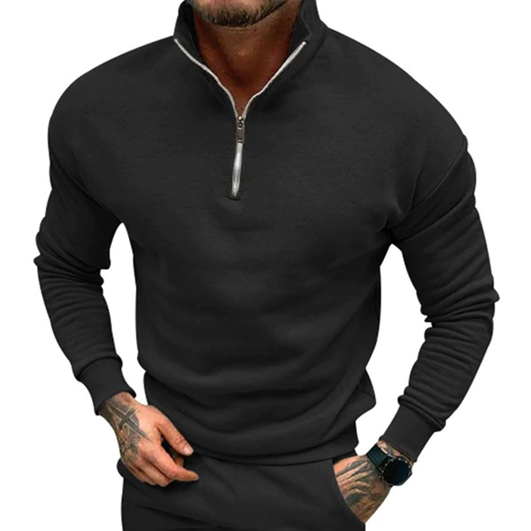 Oisin | Men's Elegant Zip-Up Sweater | Stylish, Comfortable, Warm for All Occasions