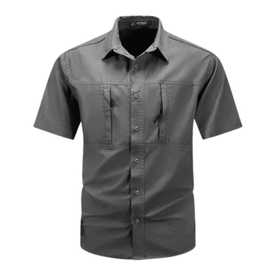 Finnian | Contemporary Short-Sleeved Padded Shirt for Men | Lightweight, Stylish, Versatile