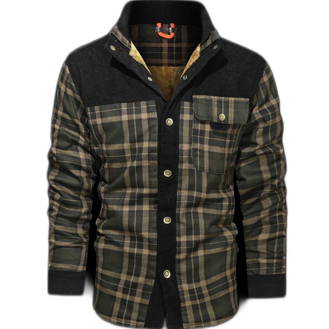 Finnian | Men's Classic Checked Padded Jacket | Warm, Stylish, Versatile