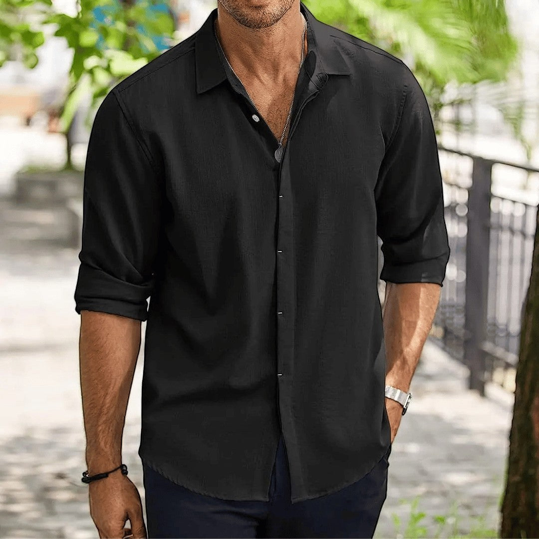 Ethan | Slim Fit Tailored Shirt for Ultimate Style and Comfort | Breathable, Versatile, Elegant