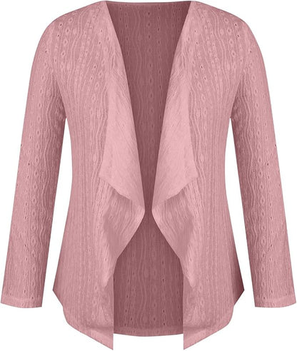 Women’s Summer Crochet Knit Cardigan | Lightweight, Long Sleeve