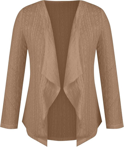 Women’s Summer Crochet Knit Cardigan | Lightweight, Long Sleeve