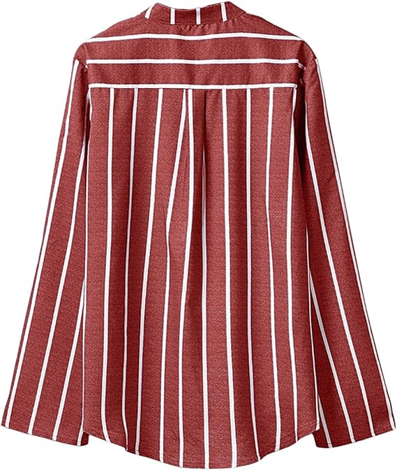 Women’s Casual Summer Shirt | Long Sleeve, Striped