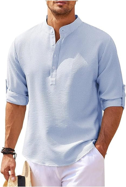 Callum | Contemporary Men's Shirt for Effortless Style | Lightweight, Relaxed Fit, Versatile