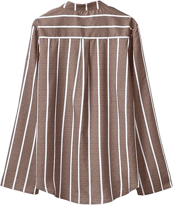 Women’s Casual Summer Shirt | Long Sleeve, Striped