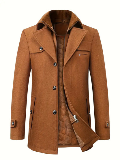 Cormac | Men's Premium Overcoat | Warmth, Elegance, Versatile Style, Tailored Fit